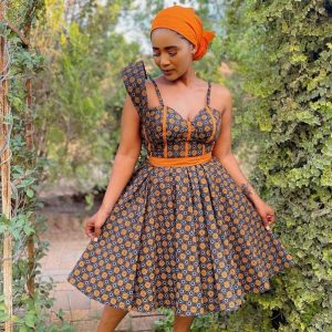 Perfect Traditional Shweshwe Dresses For African Weddings  9