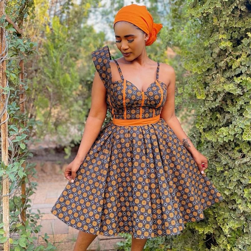 Perfect Traditional Shweshwe Dresses For African Weddings  20