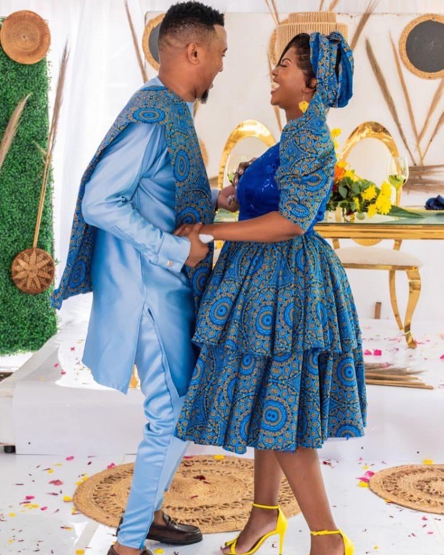 Perfect Traditional Shweshwe Dresses For African Weddings  15