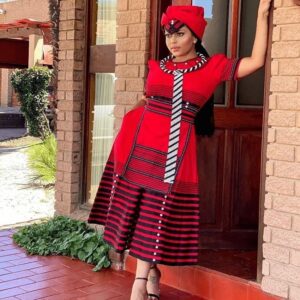 Gorgeous Xhosa Wedding Dresses For African Ladies 22