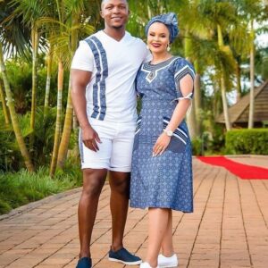 Modern Sotho/Tswana Wedding For Women's 2024 23