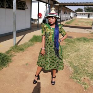 Dazzling Shweshwe Celebrity Native Attire For Ladies 24