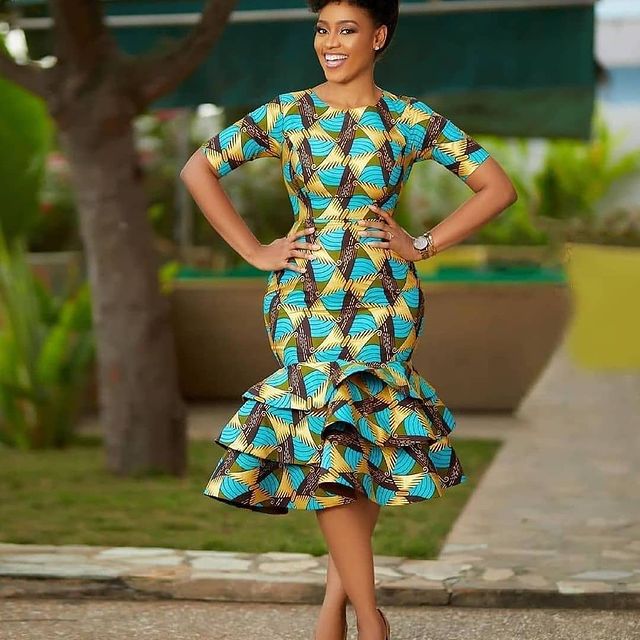 Latest Ankara Styles For South African Celebrities 23