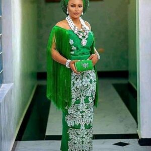 Most Stylish Aso Ebi Styles For Wedding's Guest 15