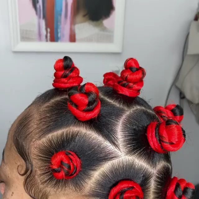 BANTU KNOTS HAIRSTYLES FOR WOMEN AND KIDS  29