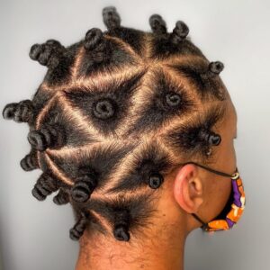 BANTU KNOTS HAIRSTYLES FOR WOMEN AND KIDS  6