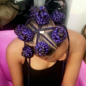 BANTU KNOTS HAIRSTYLES FOR WOMEN AND KIDS  9