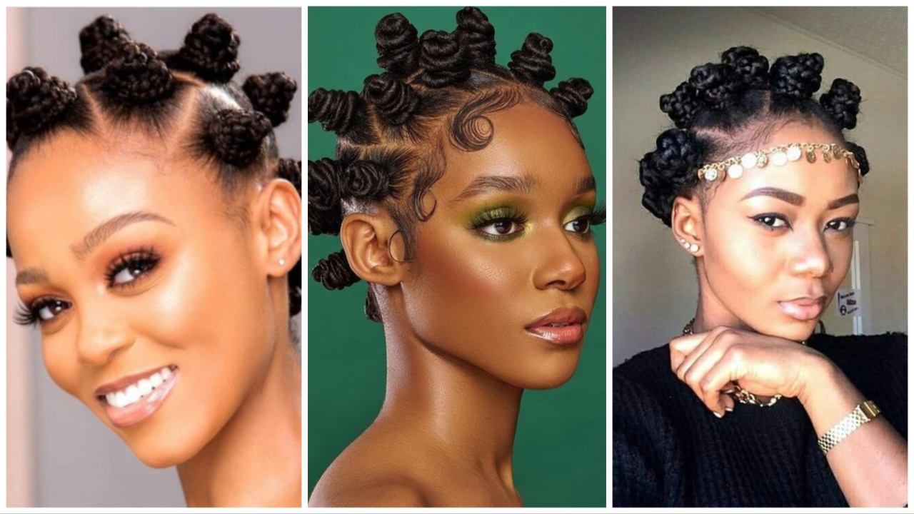 BANTU KNOTS HAIRSTYLES FOR WOMEN AND KIDS