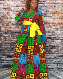 DAZZLING ANKARA LONG DRESSES COLLECTION FOR LADIES 14