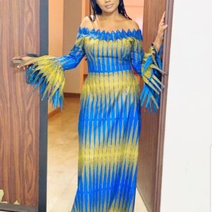 DAZZLING ANKARA LONG DRESSES COLLECTION FOR LADIES 4