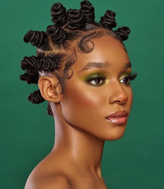 BANTU KNOTS HAIRSTYLES FOR WOMEN AND KIDS  16