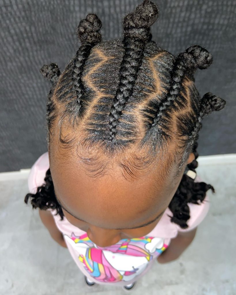 The most beautiful and latest curly hairstyles for children's hair 5
