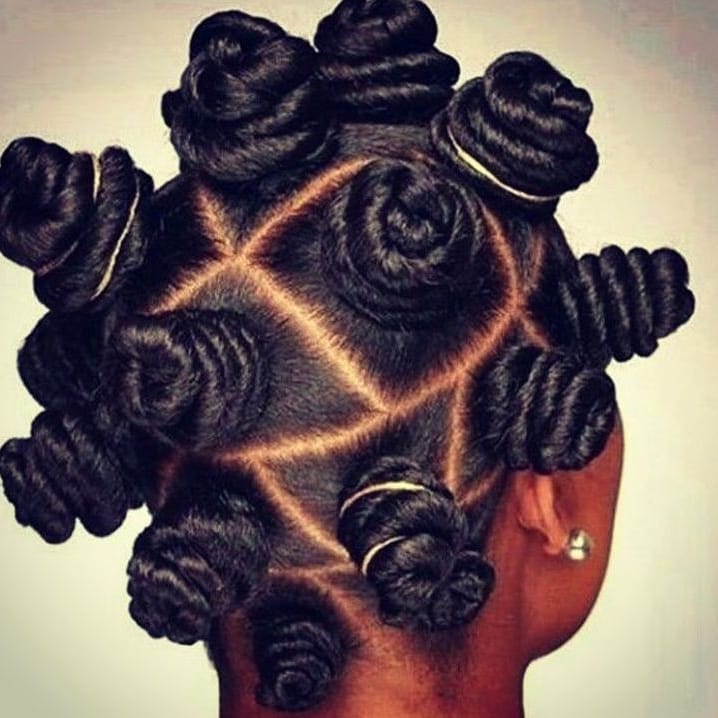 BANTU KNOTS HAIRSTYLES FOR WOMEN AND KIDS  38
