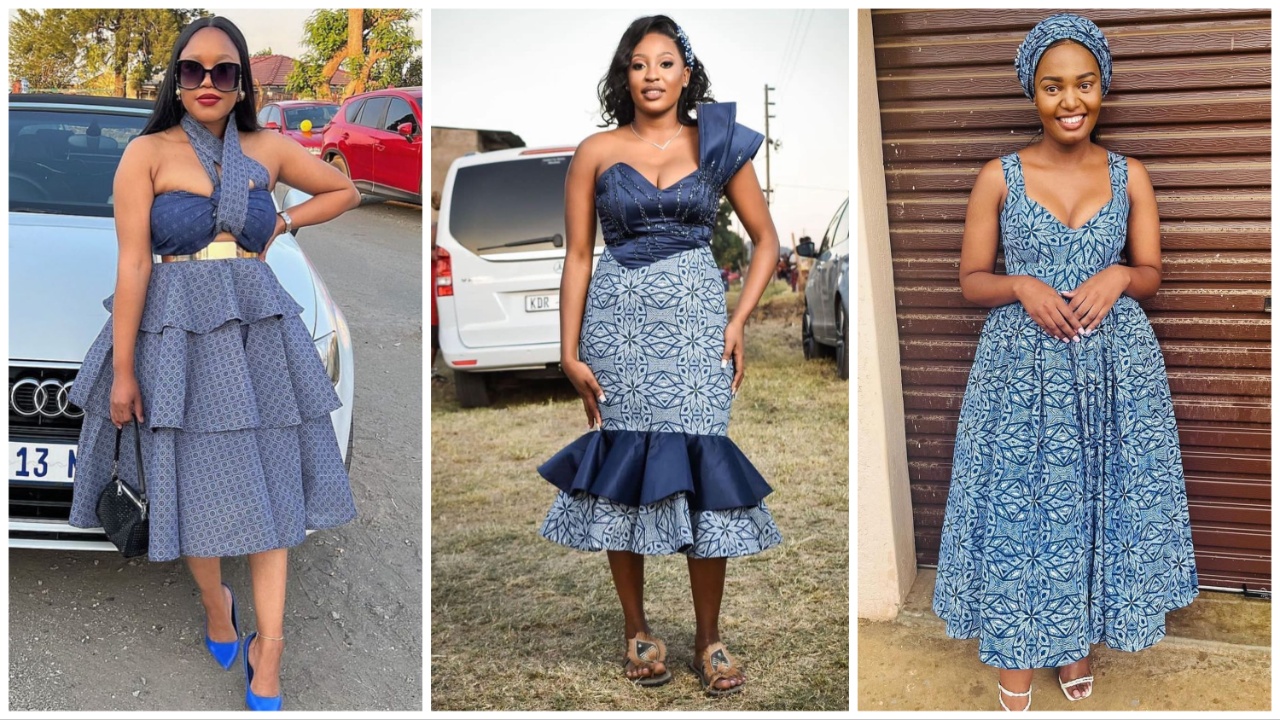 Perfect Tswana Traditional Fashion Attire for Wedding Party 1