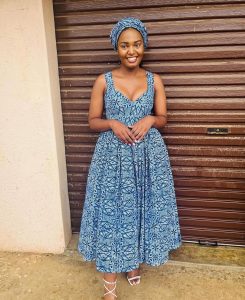 Perfect Tswana Traditional Fashion Attire for Wedding Party 22