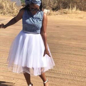 Perfect Tswana Traditional Fashion Attire for Wedding Party 16