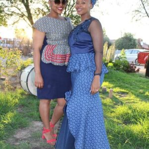 Perfect Tswana Traditional Fashion Attire for Wedding Party 10