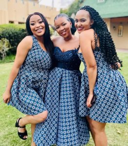 Beautiful Shweshwe Dresses For African Women - Shweshwe Dresses 26