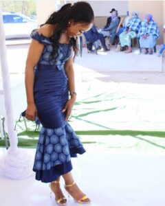 Modern Shweshwe Dresses For African Women - Shweshwe Fashion 7