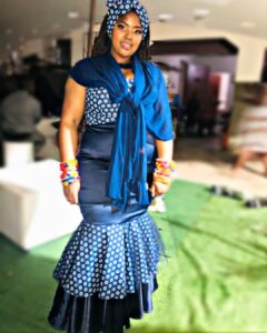 Modern Shweshwe Dresses For African Women - Shweshwe Fashion 9