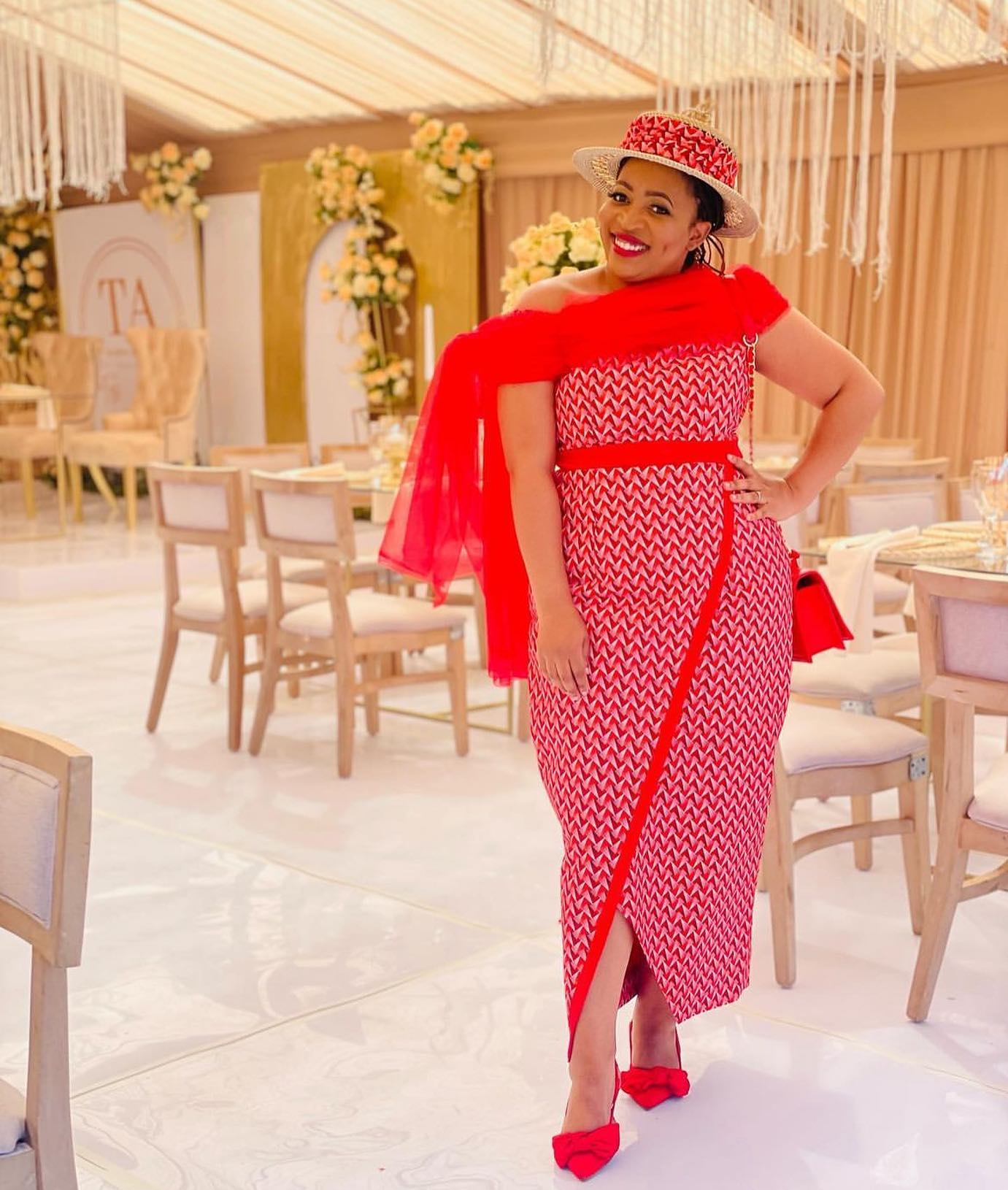 Trendy African Traditional Shweshwe Dress For Girls 25