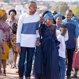 Great Tswana traditional attire for Couples - traditional attire 16