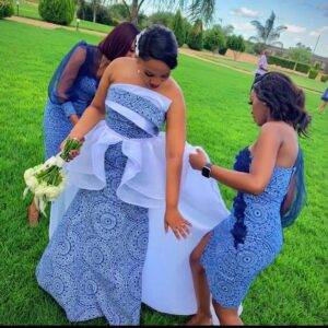 beautiful Shweshwe dress designs 2021 fro black women - beautiful Shweshwe 13