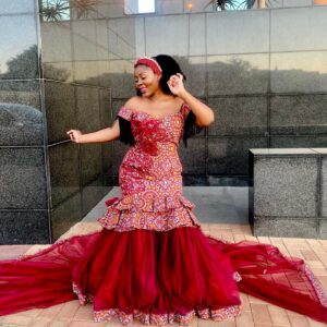 Beautiful Shweshwe Dresses For African Women - Shweshwe Dresses 15