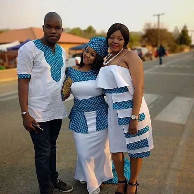 Great Tswana traditional attire for Couples - traditional attire 10