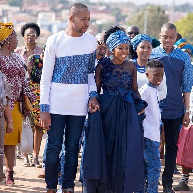 Great Tswana traditional attire for Couples - traditional attire 25
