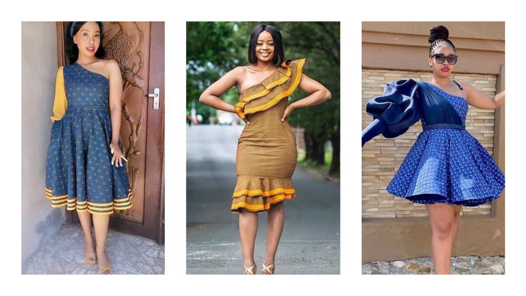 shweshwe traditional attire 2021 for African women - traditional attire