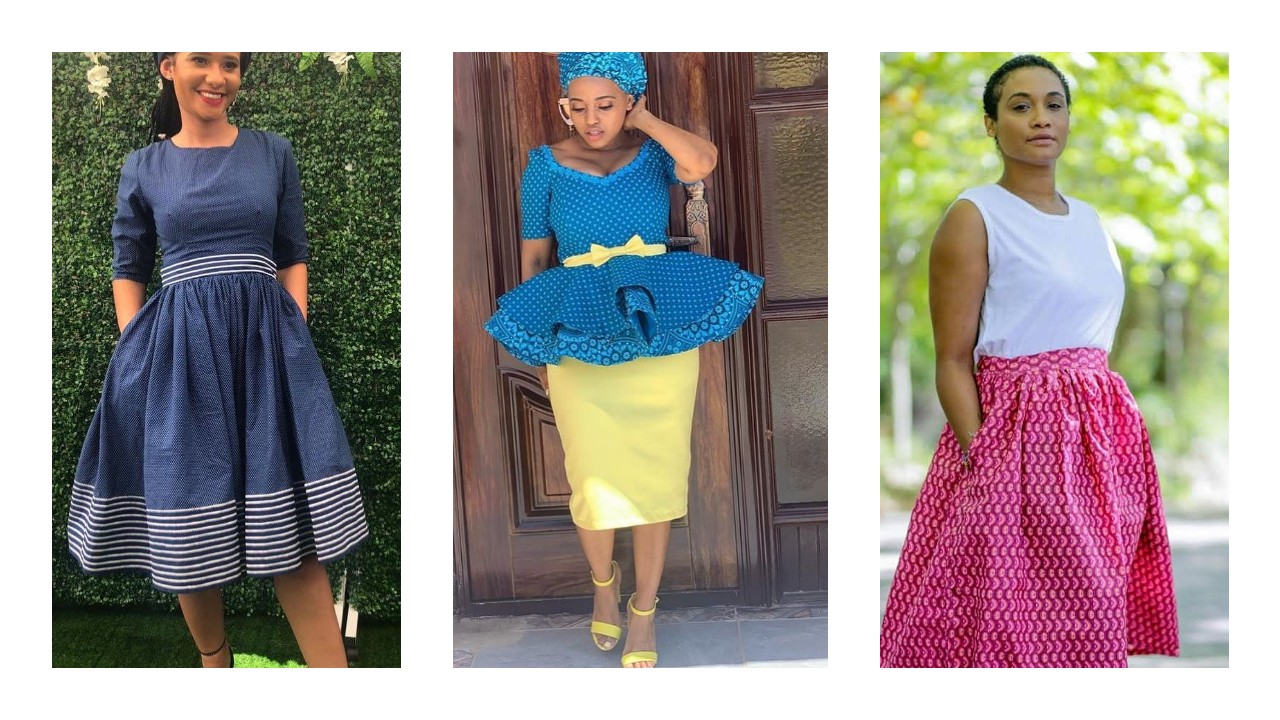 shweshwe skirts 2021 for black women - skirts