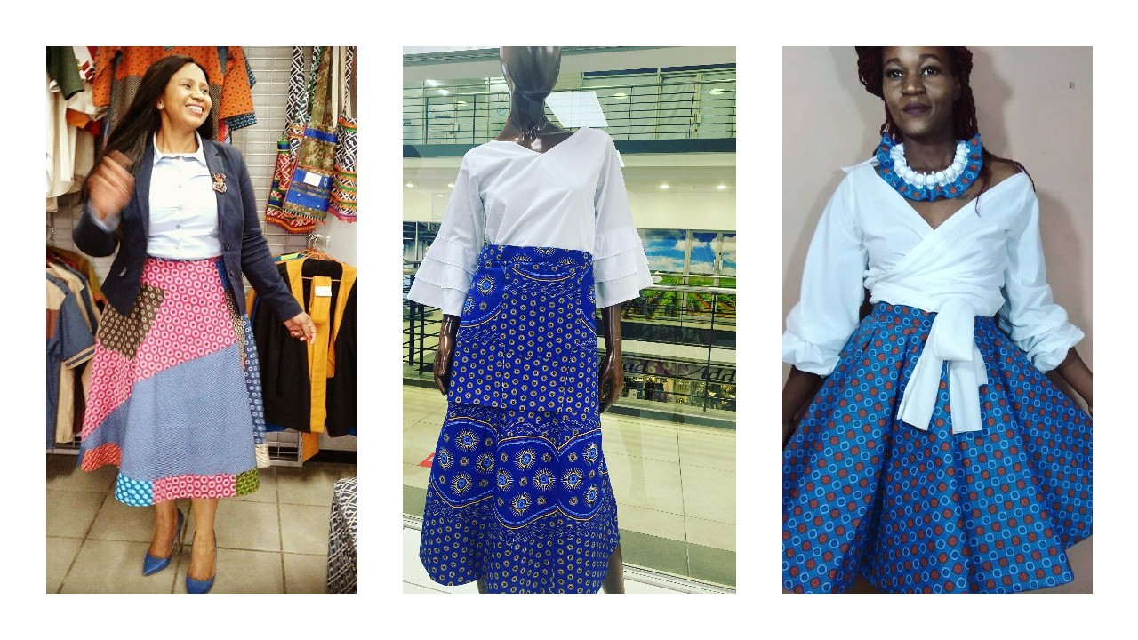 shweshwe skirts 2021 for African women - shweshwe skirts