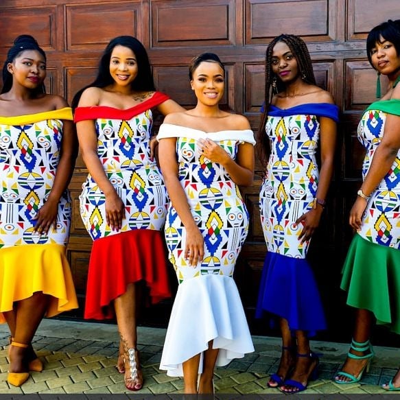 ndebele traditional attire 2021 for African women - shweshwe