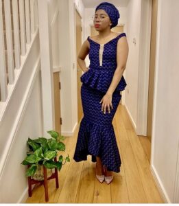 shweshwe traditional attire 2021 for African women - traditional attire 16