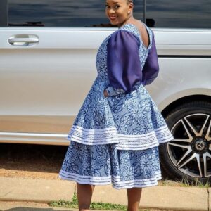 Tswana Traditional Attire for Traditional African Weddings 8