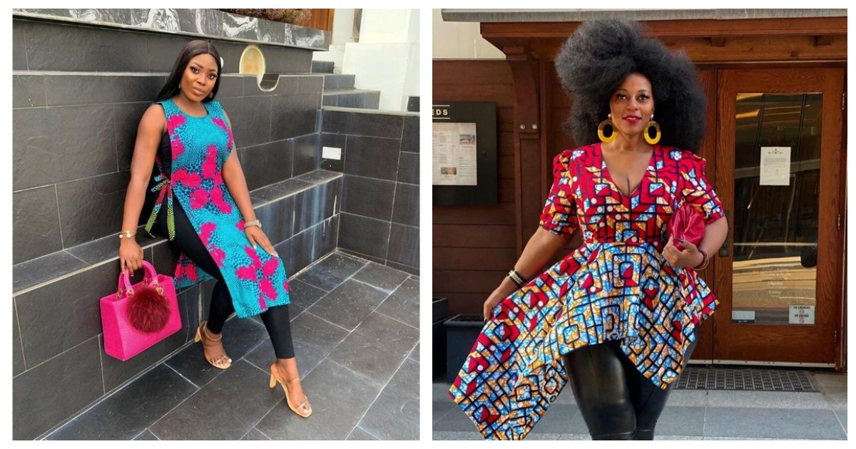 Ankara dresses and tops	for African girls - fashion