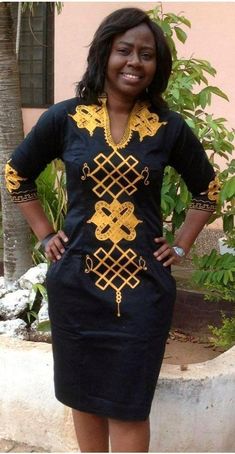 Ankara black dresses for African women  3