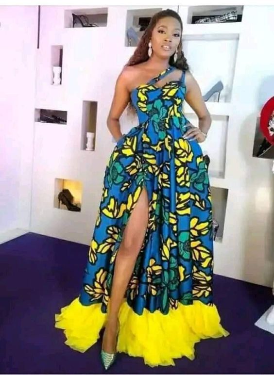 Ankara dresses and tops	for African girls - fashion 1