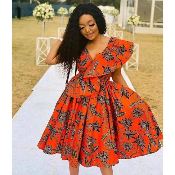 Ankara dresses and tops	for African girls - fashion 3