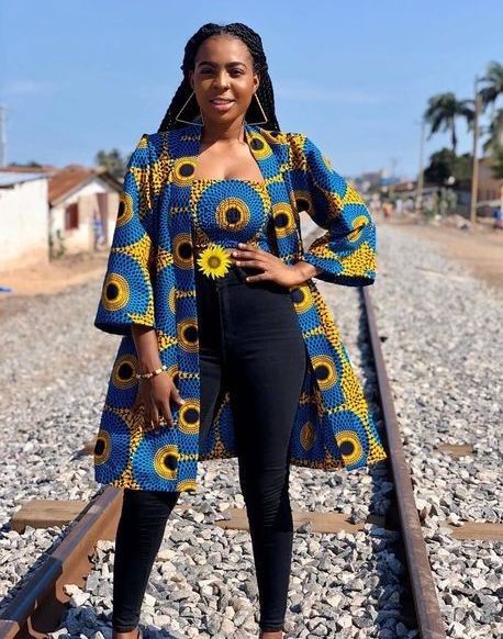 Ankara dresses and tops	for African girls - fashion 5