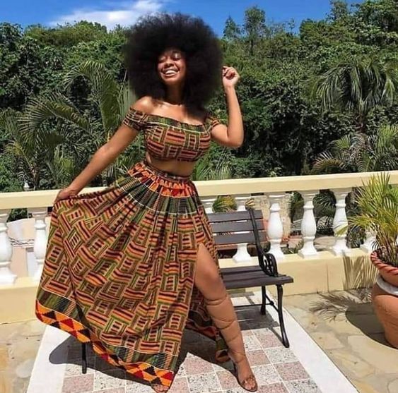 Ankara dresses and tops	for African girls - fashion 6
