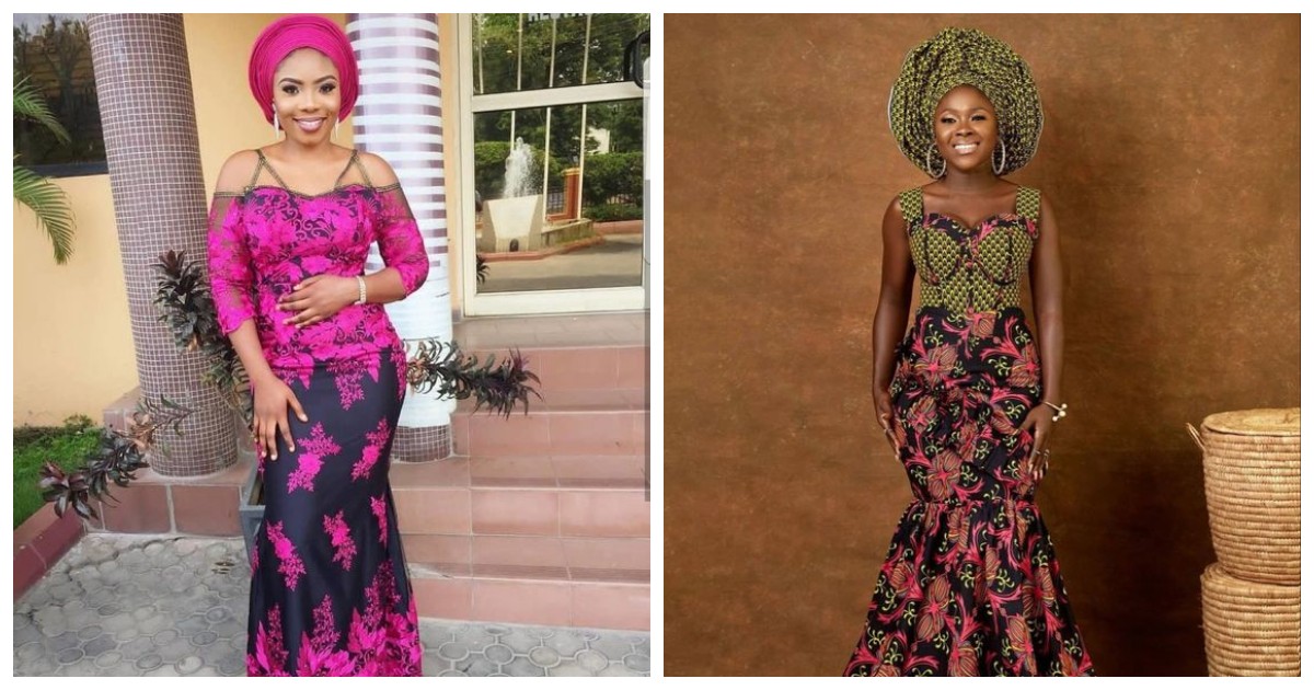 ankara style aso ebi for African women - fashion