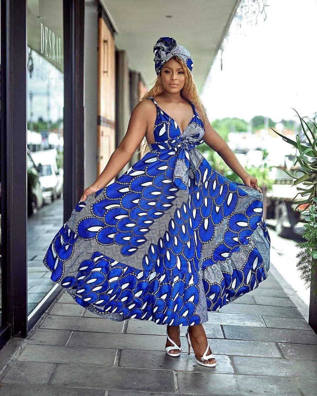 Beautiful African print dresses Contemporary Women 2021