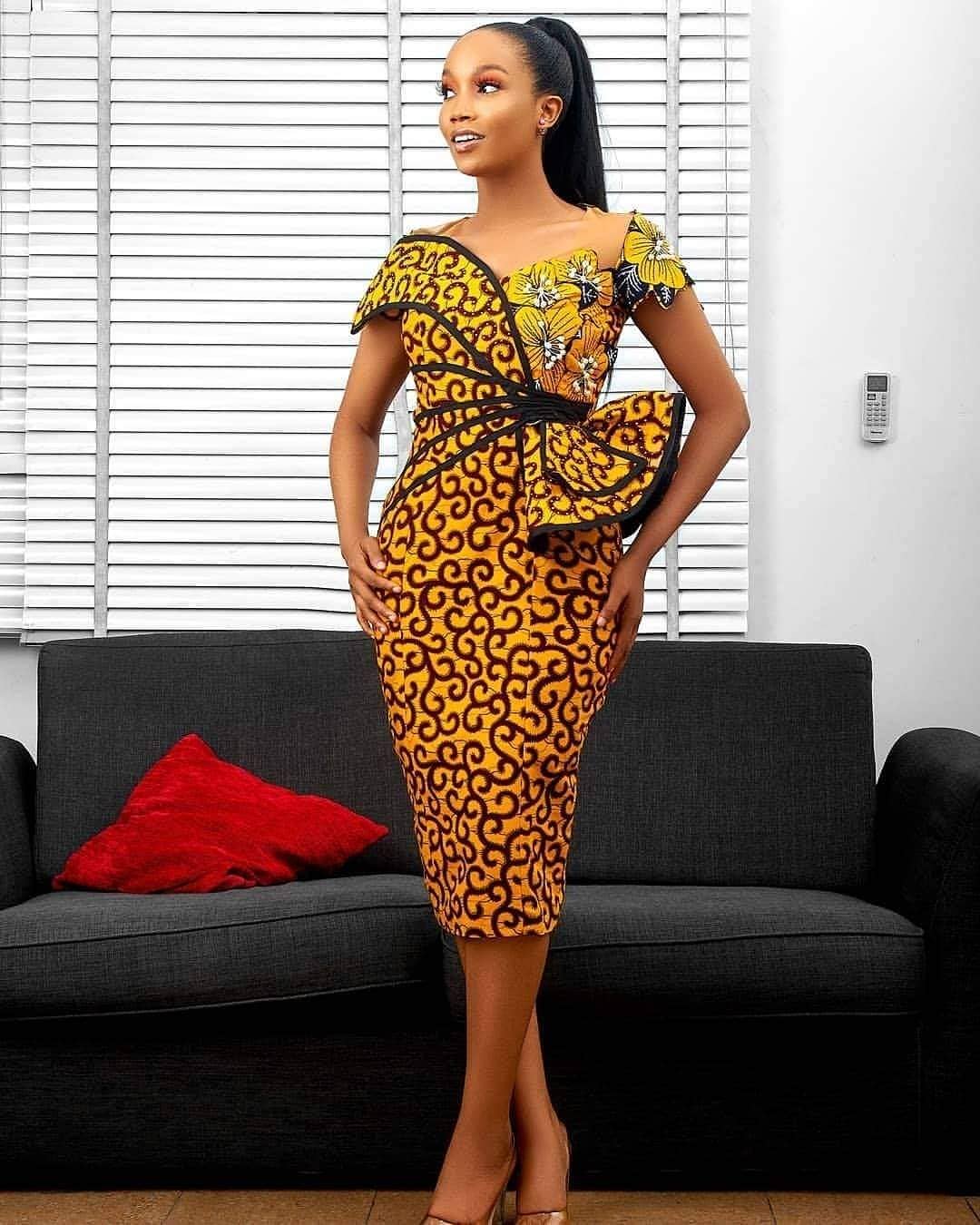 Beautiful African print dresses Contemporary Women 2021