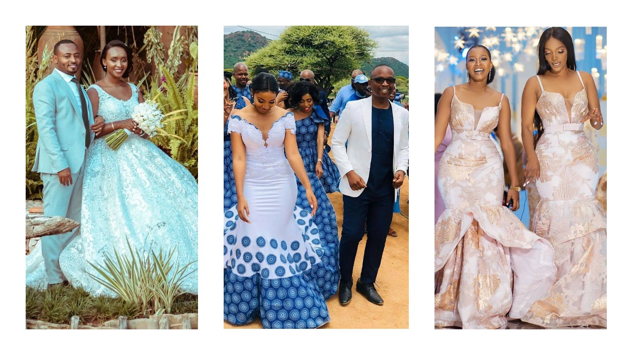 GORGEOUS AFRICAN WEDDING DRESSES LATEST LACE STYLES