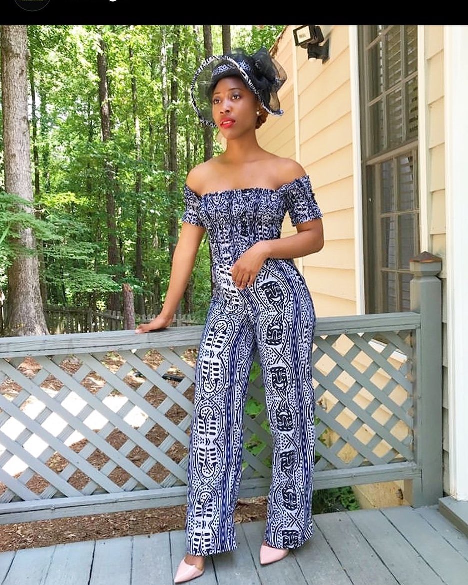 ATTRACTIVE AFRICA JUMPSUIT FOR AFRICAN LADY IN 2021 7