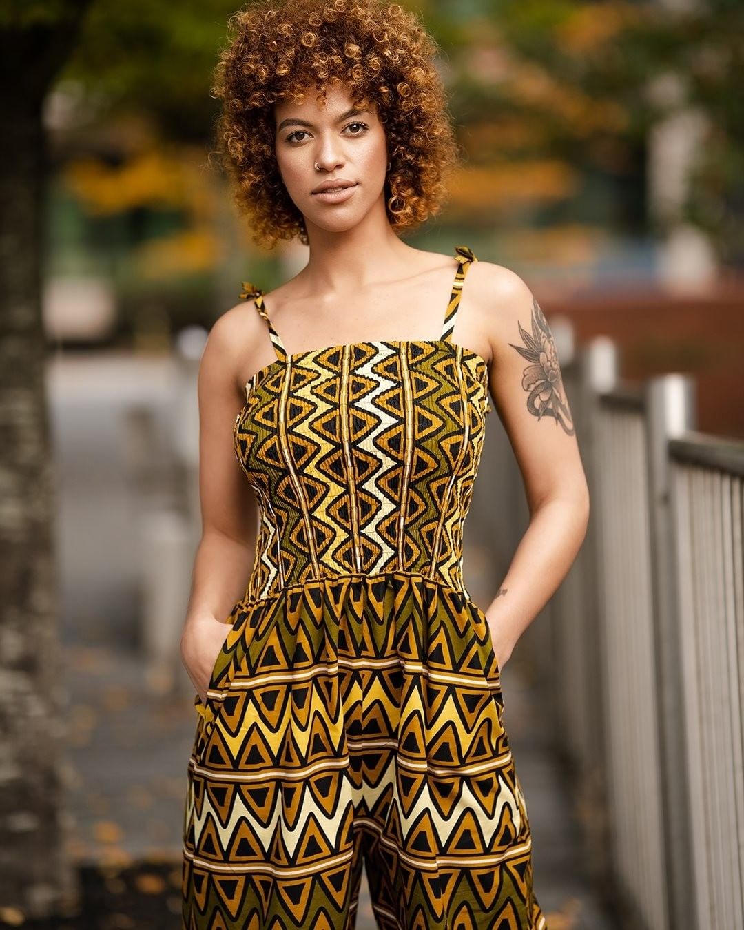 ATTRACTIVE AFRICA JUMPSUIT FOR AFRICAN LADY IN 2021 5