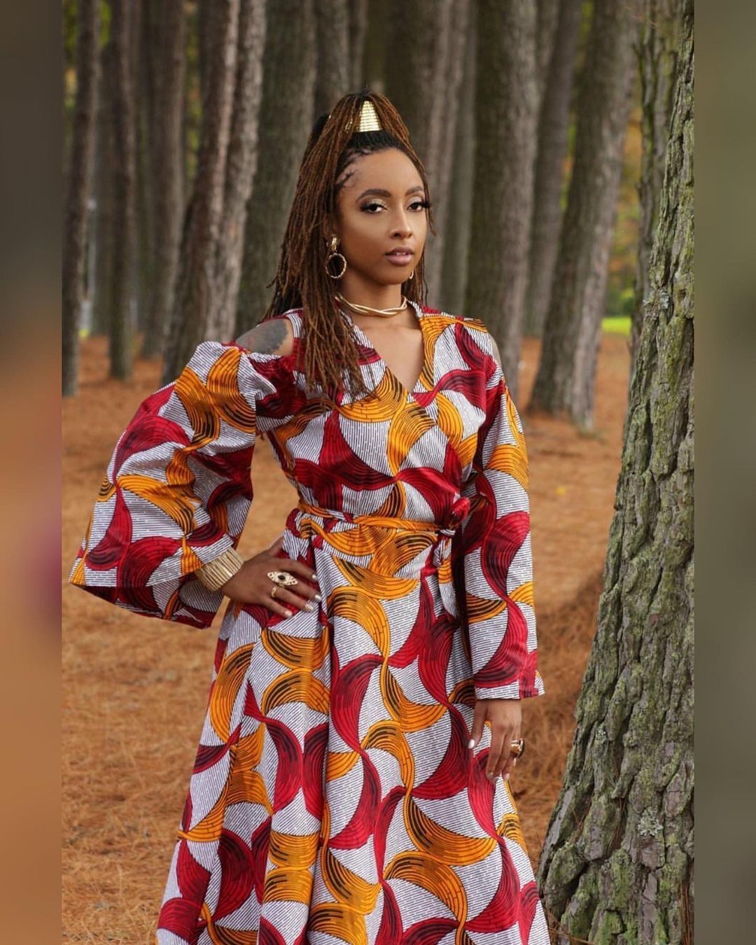 LATEST AFRICAN PRINT DRESSES FASHIONABLE WOMEN LOVE 5