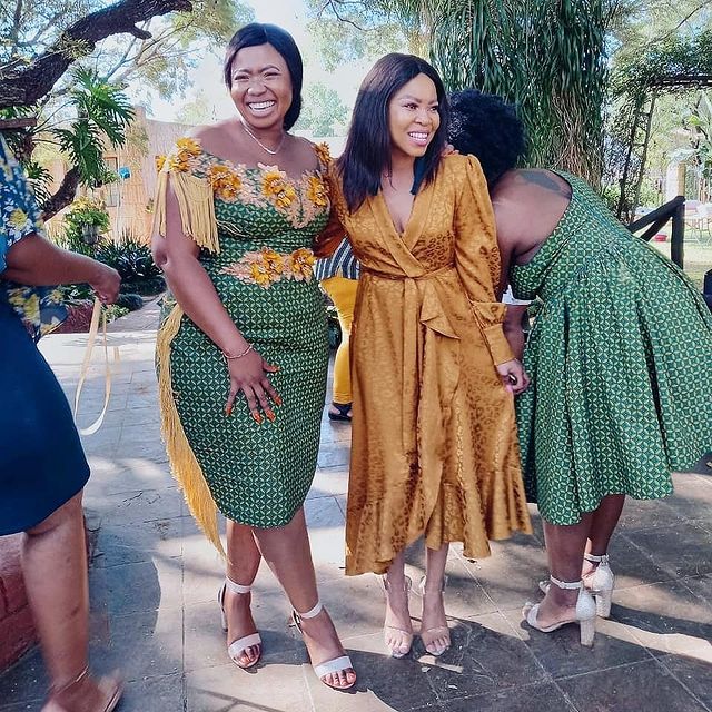 Classy African Shweshwe dresses 2021 11